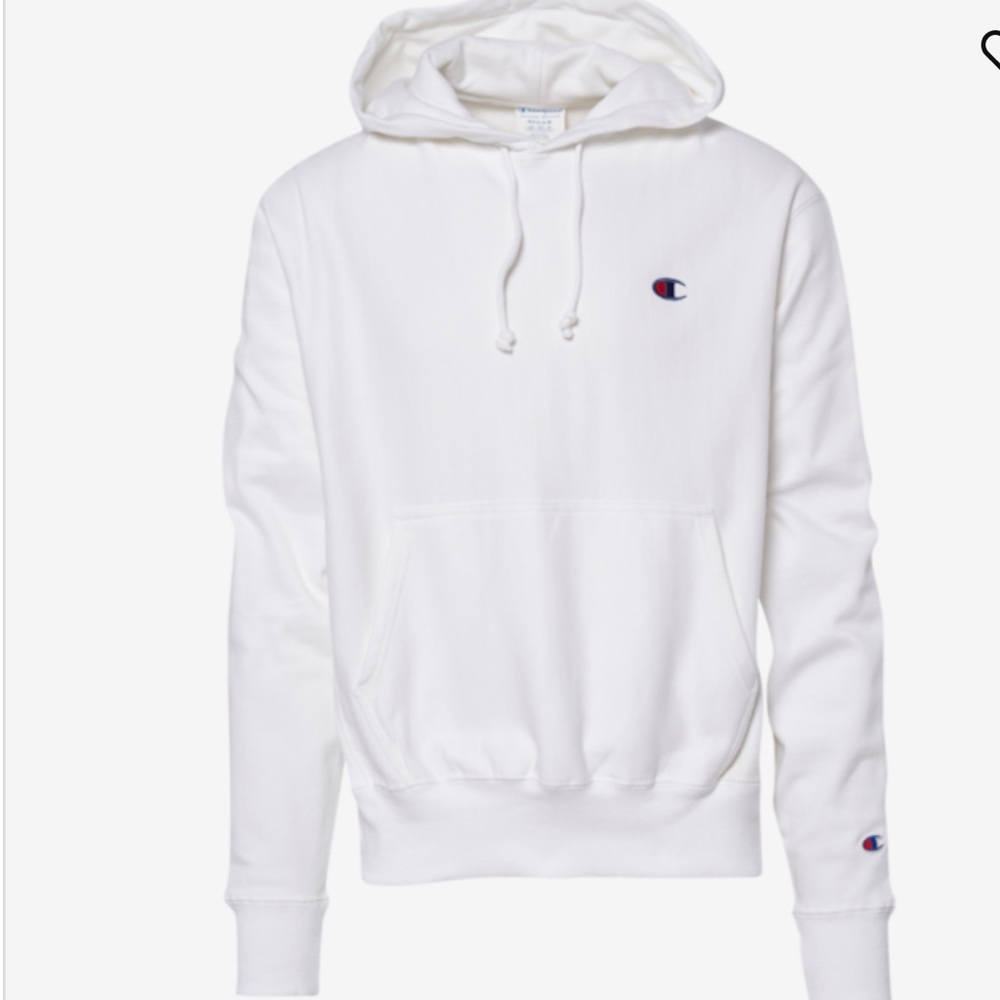 Champion White Hoodie